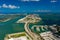 Aerial drone photo Port Miami 2019