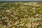 Aerial drone photo residential neighborhoods Homestead FL USA