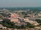 Aerial drone photo telephoto shot Houston Texas USA