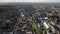 Aerial drone shot of Bruges in Dutch Brugge is the Beautiful Medieval Historical City. Architecture and channels.