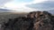 Aerial Drone Shot of Pyramid Lake in Northern Nevada