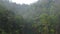 Aerial drone shot of tropical jungle green rainforest.