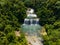 Aerial drone survey of Tinuy an Falls in Bislig, Surigao del Sur. Philippines.