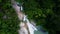 An Aerial Drone Travels High Over a Haitian Waterfall