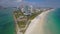 Aerial drone video Miami Beach 4k