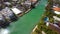 Aerial drone video Miami Beach homes