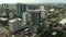 Aerial drone video Society Las Olas upscale residential condominium building