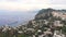 Aerial drone view of Capri Island