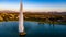 Aerial, Drone View of Fountain Hills, Arizona Park