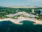 Aerial Drone View Of Neptun-Olimp Resort On The Black Sea In Romania