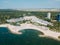 Aerial Drone View Of Neptun-Olimp Resort On The Black Sea In Romania