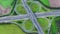 Aerial drone view road junction. Clover roundabout view from above. Car traffic on autobahn Germany