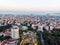 Aerial Drone View of Unplanned Urbanization Istanbul Kartal Yakacik.