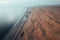 Aerial Dune Textures of Namibian Desert, sunset at Swakopmund, Namibia, Africa