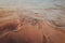 Aerial Dune Textures of Namibian Desert, sunset at Swakopmund, Namibia, Africa