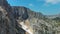 Aerial Durmitor mountain landscape