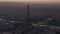 AERIAL: Eiffel Tower,Tour Eiffel in Paris, France Drone view with Beautful Sunset Sky