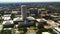 Aerial establishing shot of Florida State Capitol Building Tallahassee