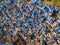 Aerial of famous blue city Chefchaouen