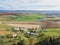 Aerial of Farmland Surrounding Shippensburg, Pennsylvania during