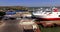 AERIAL. FERRY AT BLACK SEA