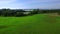 Aerial field of green