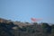 Aerial Firefighting Aircraft Dropping Fire Retardant