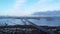 Aerial: Firth of Forth panoramic view