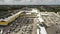 Aerial flyover flea market Swap Shop Sunrise FL