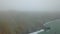 Aerial of Fog, Ocean, and Coastline of Marin, California