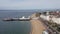 Aerial footage along the Southsea Seafront