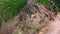 Aerial footage of the ancient Pyramid of Hellinikon, Greece