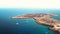 Aerial footage of Cape Greco Peninsula