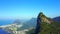 Aerial Footage of Christ the Redeemer in Rio de Janeiro, Brazil
