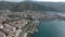 Aerial footage city of Marmaris and Marina