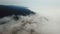 Aerial Footage of Fog Blanketing California Coastline