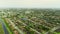 Aerial footage Miramar Florida USA suburban neighborhoods