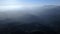 Aerial footage of Mount Baldy ridge, shot from San Gabriel mountains valley