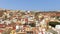Aerial footage of San Sebastian de la Gomera cityscape, Canary islands, Spain.