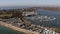 Aerial footage of Southsea Moorings and Marina