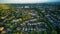 Aerial footage taken in Harrogate Town, North Yorkshire