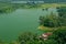 Aerial forest view from fort