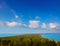 Aerial formentera view with north and south beach