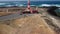 Aerial forward reveal clip of the lighthouse Faro del Toston near El Cotillo Fuerteventura