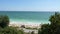 Aerial general view of a beach