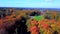 Aerial Germany Devils Bridge, rakotzbrucke park Kromlau,