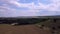 Aerial Germany Devils Wall in Harz Mountains, teufelsmauer. Autumn sunny day.