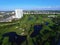 Aerial Golf course drone photo