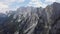 Aerial of Gosaukamm and Gosausee, Austria