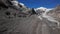 Aerial of Grossglockner glacier, Austria